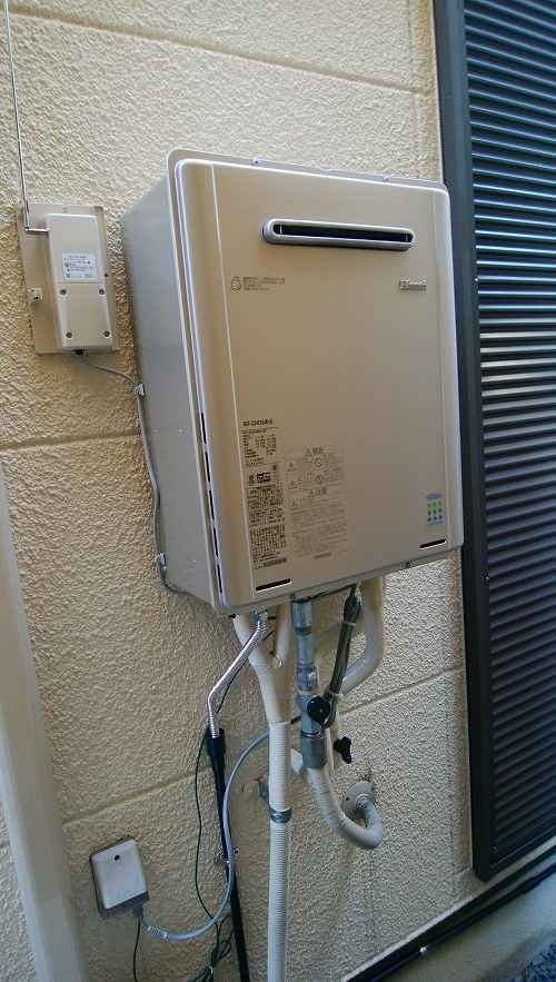 RUF-E2405SAW(A)】（リンナイ）ガスふろ給湯器交換・取替工事例 