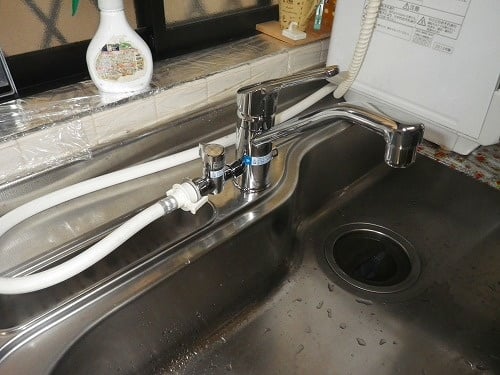 SF-HB420SYXBV】（リクシルINAX）水栓蛇口交換・取替工事例 -ズオーデンキ-