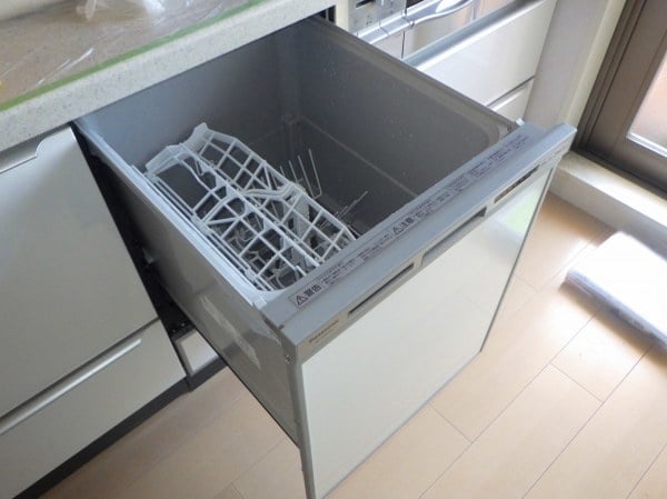 【NP-45RD9S：パナソニック】（交換前：FB4511PMS）ビルトイン食洗機取替・取付け工事例 -ズオーデンキ-