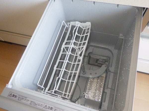 【NP-45RD9S：パナソニック】（交換前：FB4511PMS）ビルトイン食洗機取替・取付け工事例 -ズオーデンキ-