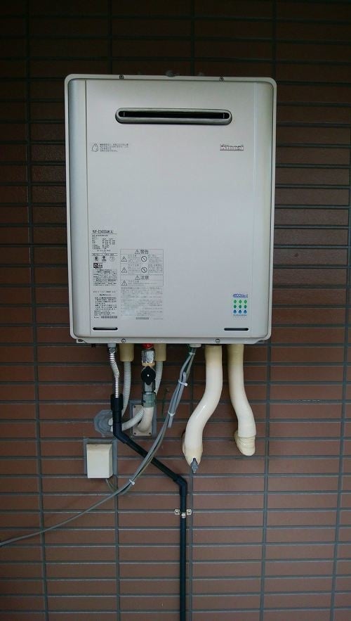 【RUF-E2405SAW(A)】（リンナイ）ガスふろ給湯器交換・取替工事例 -ズオーデンキ-