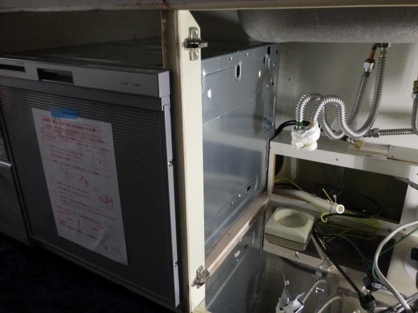 お気にいる】 家電と住宅設備の取替ドットコム工事費込みセット 食器洗い乾燥機 幅45cm リンナイ RKW-C402C-SV スライドオープン  リフォーム