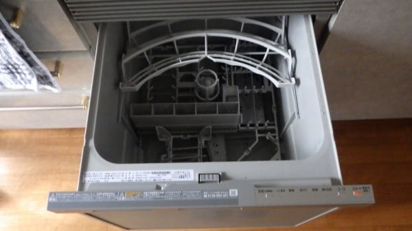 お気にいる】 家電と住宅設備の取替ドットコム工事費込みセット 食器洗い乾燥機 幅45cm リンナイ RKW-C402C-SV スライドオープン  リフォーム