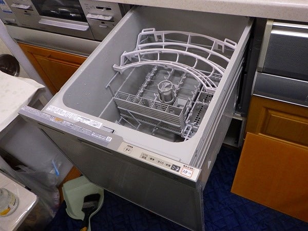 RKW-404A-SV】（リンナイ）ビルトイン食洗機交換・取付け工事例 