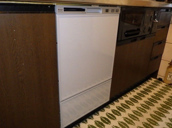 RSW-F402C-SV】（リンナイ）ビルトイン食洗機交換・取付け工事例 
