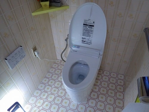 ネオレストDH2】（TOTO：CES9574M）トイレ便器交換・取替工事例